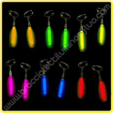 Pendientes Fluorescentes Alargados