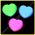 Spilla Fluorescente Cuore (1 ud)