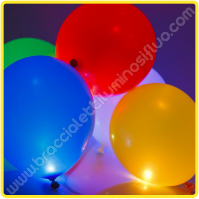 5 palloncini luminosi Balloominate - Luce a led fissa