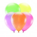 5 Globos en Color Neón