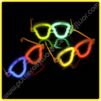 12 Pezzi - Occhiali Da Festa Luminosi Al Neon | Fluorescenti, Cambia
