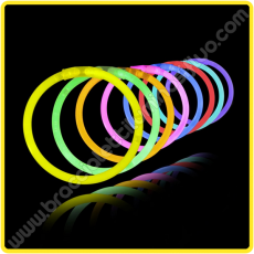 Ziitty Braccialetti Luminosi Fluorescenti, 7 colori Fluo Party Kit Bambini  710946098565