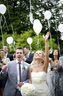 palloncini led per un matrimonio