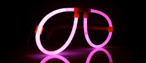 occhiali luminosi per festa